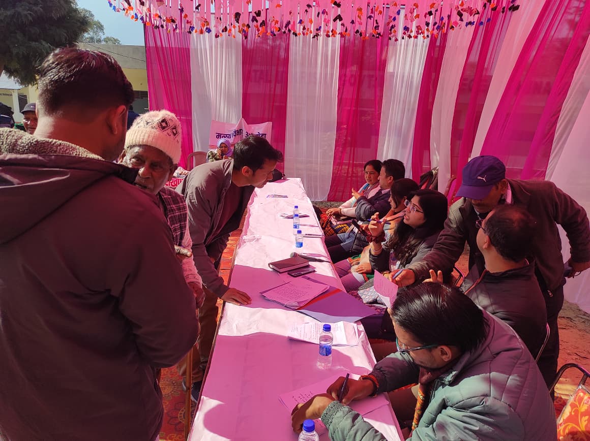 प्रशासन गाँव की ओर” अभियान के तहत न्याय पंचायत स्तर पर समस्याओं का समाधान