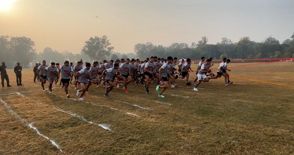 बनबसा: अग्निवीर भर्ती रैली के चौथे दिन 700 से अधिक युवा शामिल