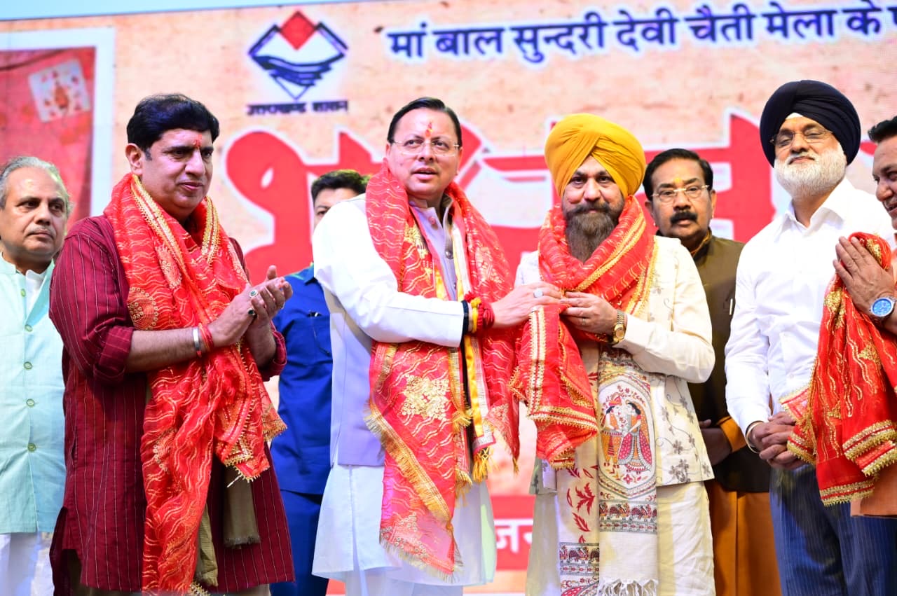 काशीपुर: मुख्यमंत्री ने बाल सुंदरी मंदिर में की पूजा, क्षेत्र के लिए कई विकास परियोजनाओं की घोषणा