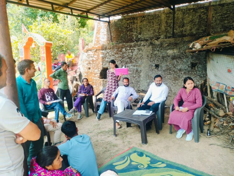 बन्तोली में पेयजल समस्या पर खुली बैठक, पाइपलाइन बदलने और टैंकर आपूर्ति के निर्देश