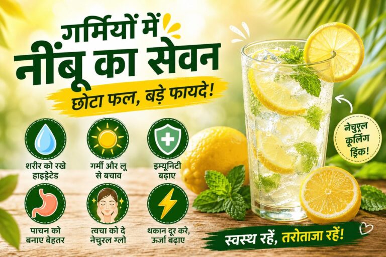 गर्मियों में नींबू का सेवन क्यों है बेहद फायदेमंद? जानिए शरीर को कैसे देता है ठंडक और ऊर्जा