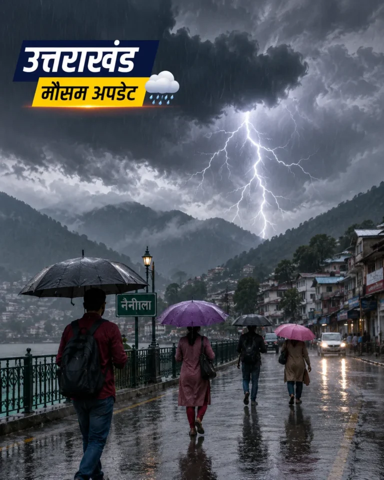 उत्तराखंड: 21 जून से कई पर्वतीय जिलों में बारिश की संभावना, मैदानी इलाके रहेंगे शुष्क