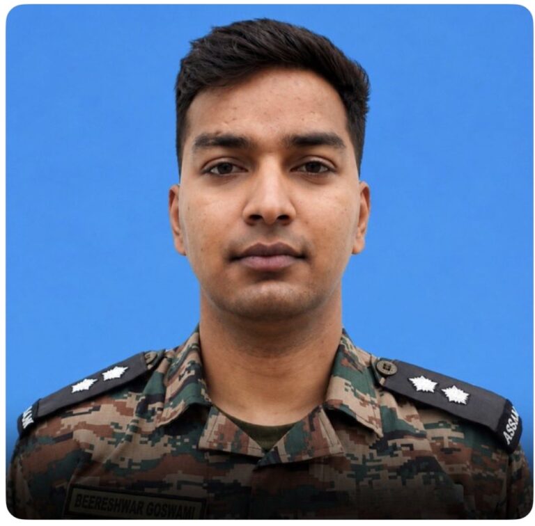 जम्मू-कश्मीर में आतंकवाद विरोधी अभियान के दौरान अल्मोड़ा के वीर सपूत लेफ्टिनेंट बीरेश्वर गोस्वामी शहीद